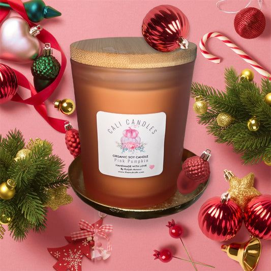 Pink Pumpkin Scented Candle