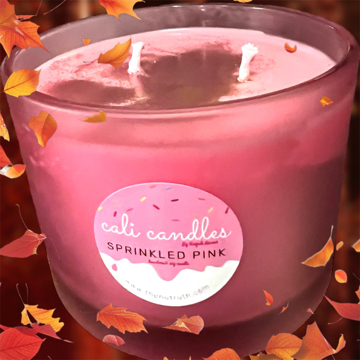 Sprinkled Pink Soy Candle