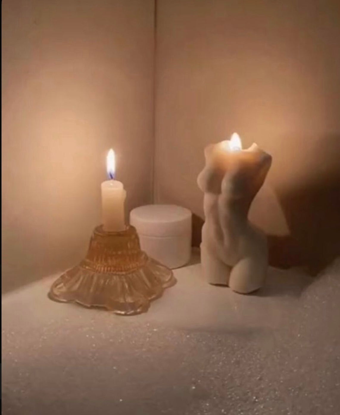 Bawdy sculpture candle