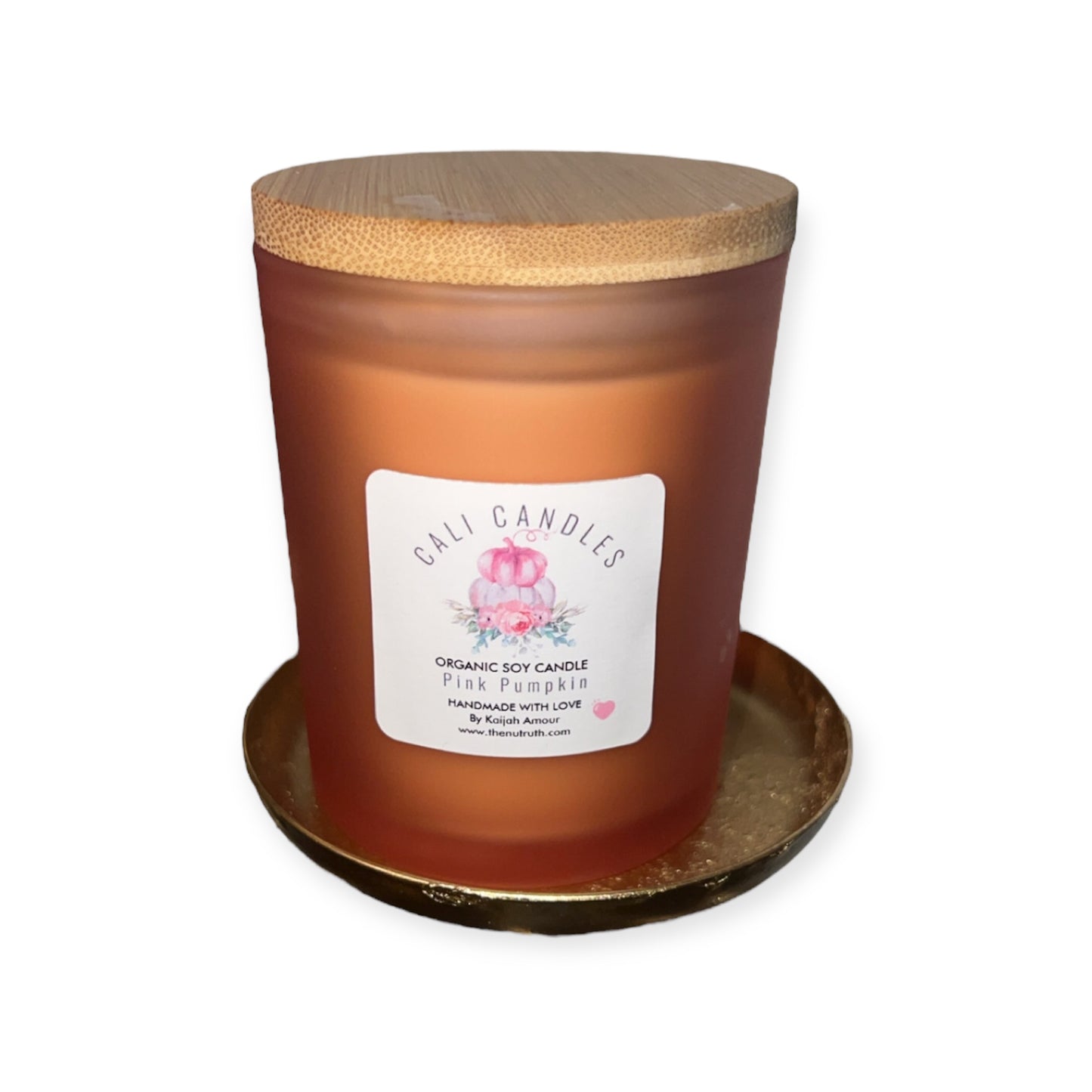 Pink Pumpkin Scented Candle