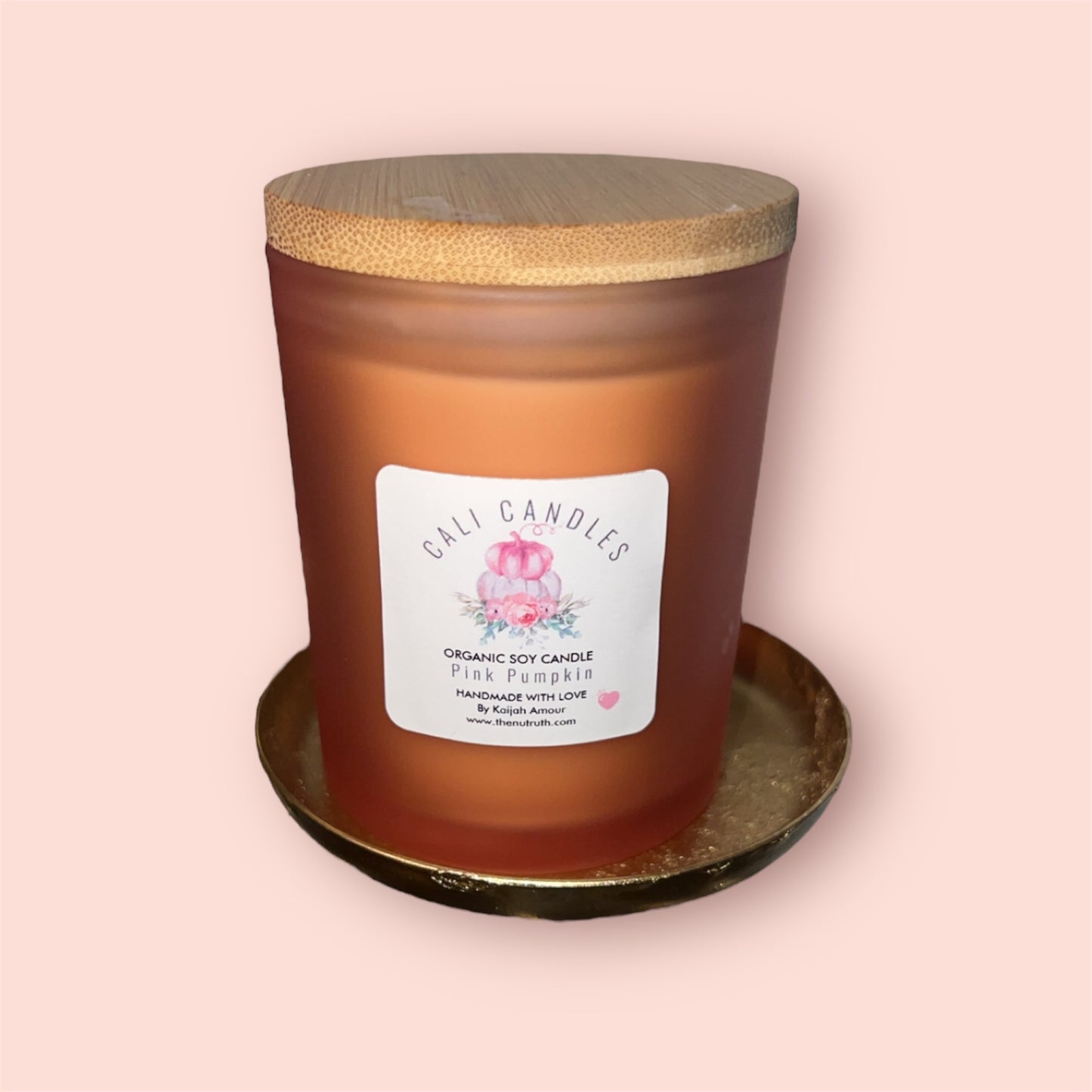 Pink Pumpkin Scented Candle